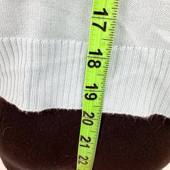 BABY BLUE 90S ZIP UP SWEATER KNIT - Picture 7 of 8